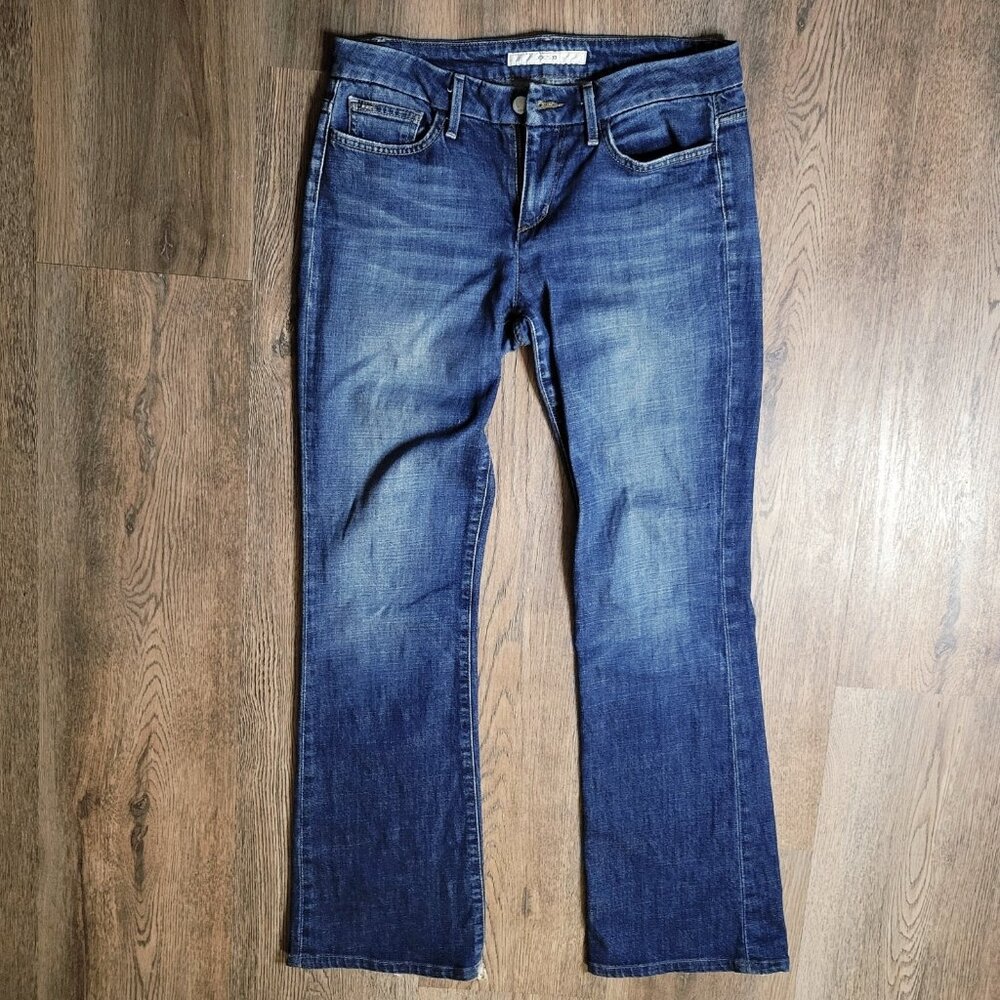 Joe’s Jeans Women’s Size 28 Mid-Rise Muse Fit Bootcut Denim Stretch Distressed